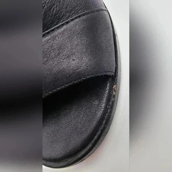 Coach Lolita Black Leather Bootie with Fringe Womens Size 6 - Picture 3 of 12